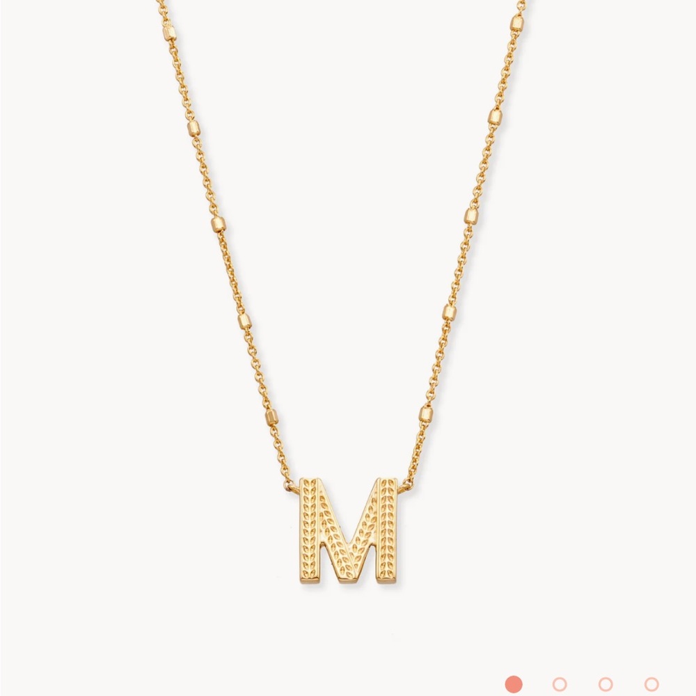 Kendra Scott M initial necklace